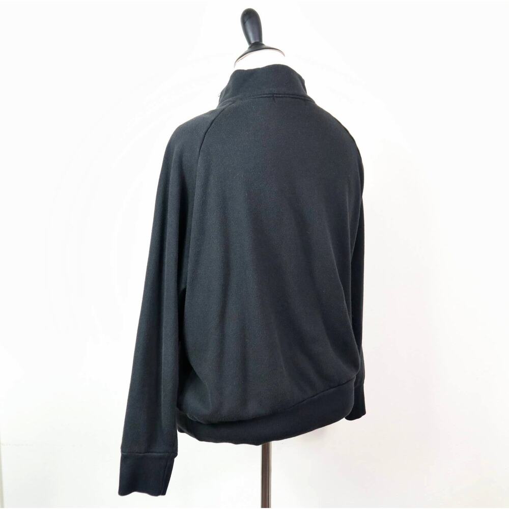 Peloton Size XL Incline Side Zip Pullover Sweatshirt Pockets Black - Picture 4 of 11